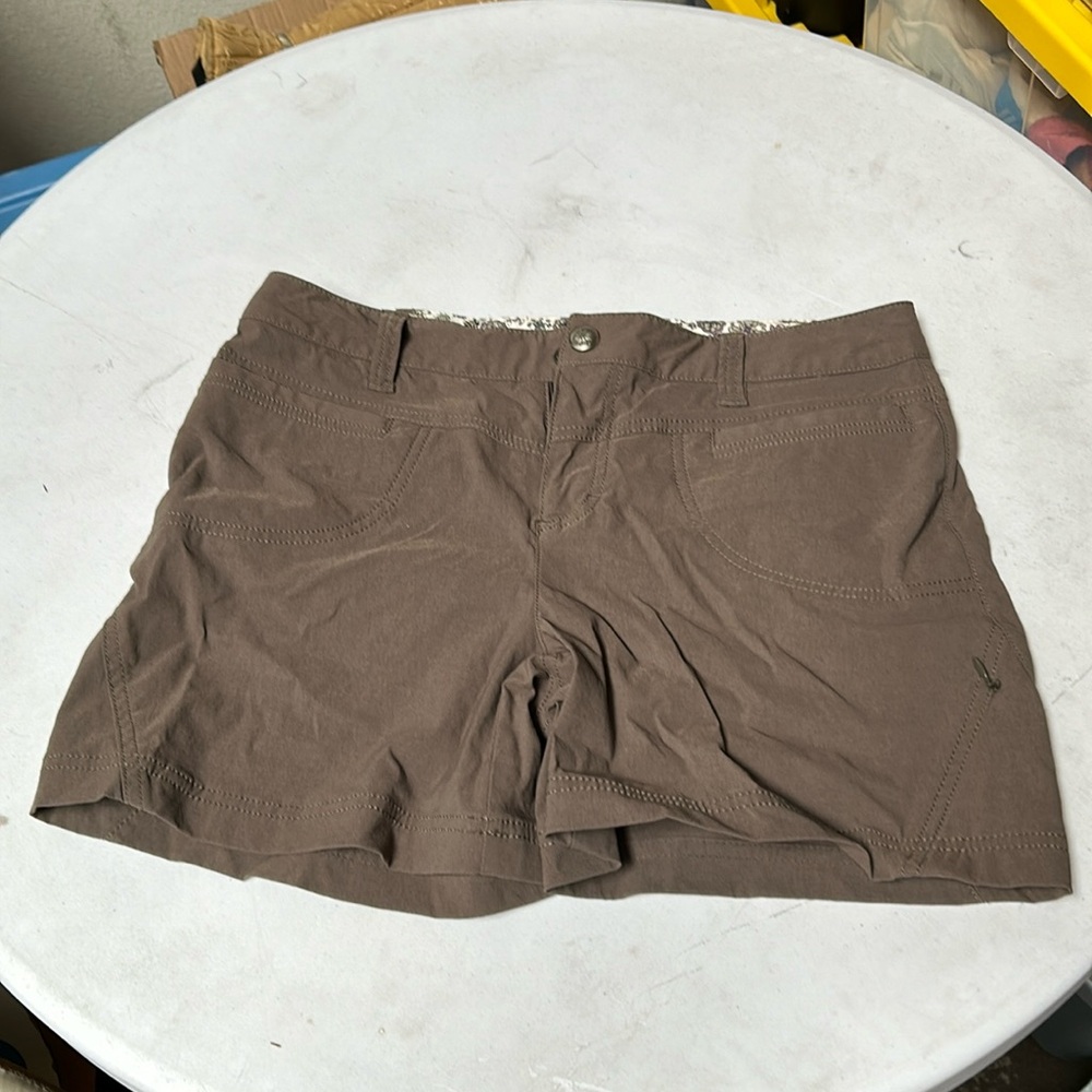Athleta size 10 brown shorts